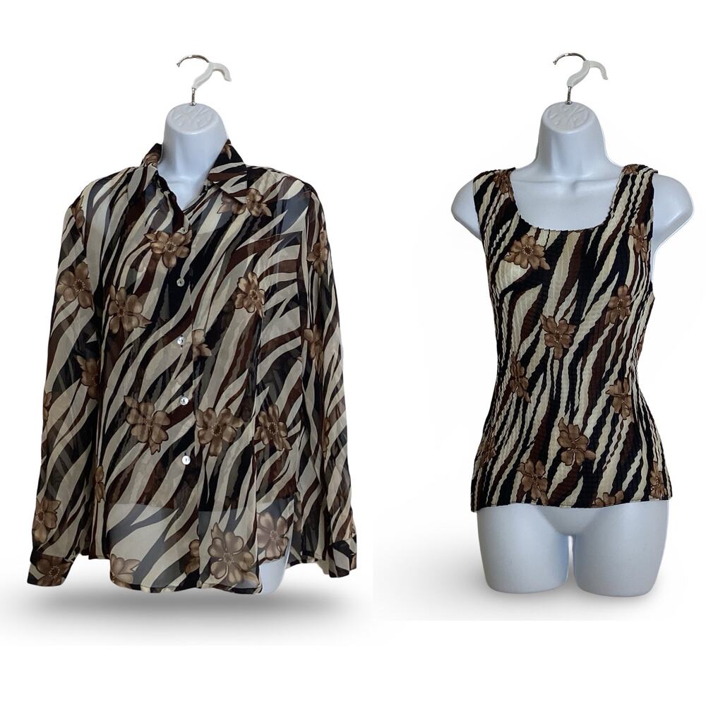 Impressions 2 pc Blouse Set